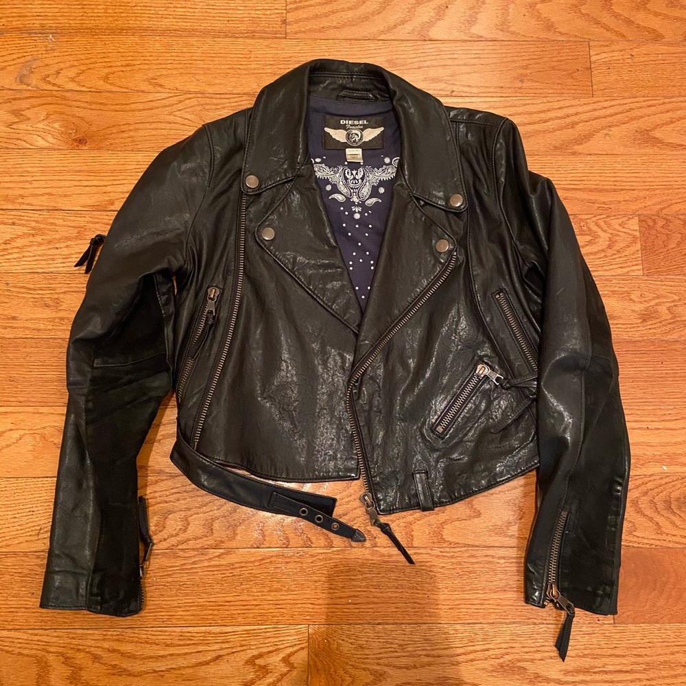 Diesel Leather Jacket - Picture 3 of 16